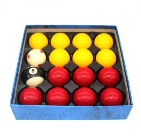 Customized 2 "American Billiards Collection 50.8mm Resin 8-Ball Snooker Sports Box Packaging
