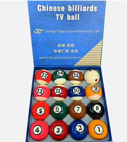 6A Taiwan Billiards Set 2-1/4 "Large Resin Billiards Ball