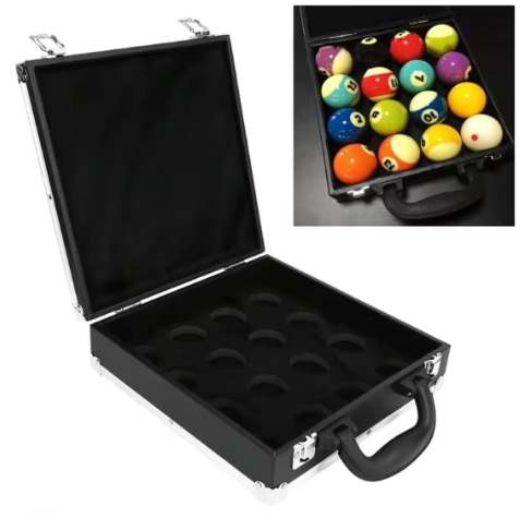 Professional leather snooker/billiards carrying case
