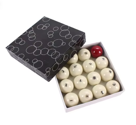 High quality 68mm Russian Pyramid Resin Ball Set Eastern European Style Billiards Master Snooker Sports Equipment Box Packaging