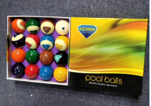 The latest 16PCS 57.2mm resin billiards, a popular sports billiards set of 16PCS, boxed
