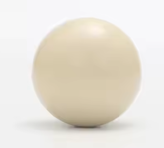 Factory sales of American crystal billiards cue ball white main ball resin material 57mm diameter pool sports