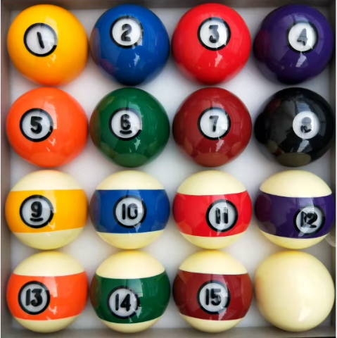 57.2mm high-quality resin pool ball sports main ball