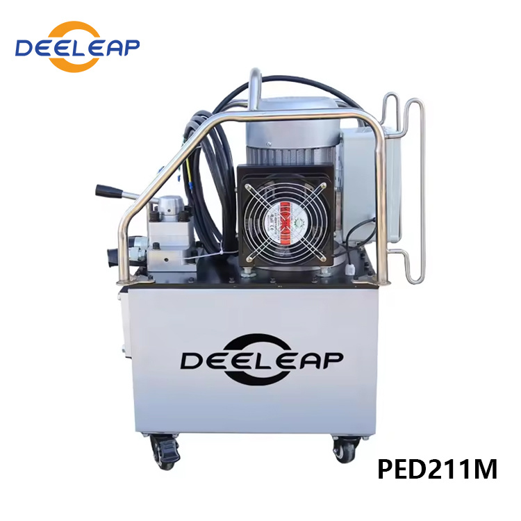 Manual reversing electric hydraulic pump -large displacement PED211M
