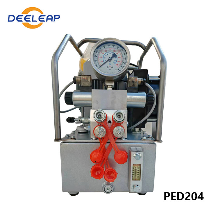 Hydraulic torque wrench pump -two-stage electric hydraulic pump PED204