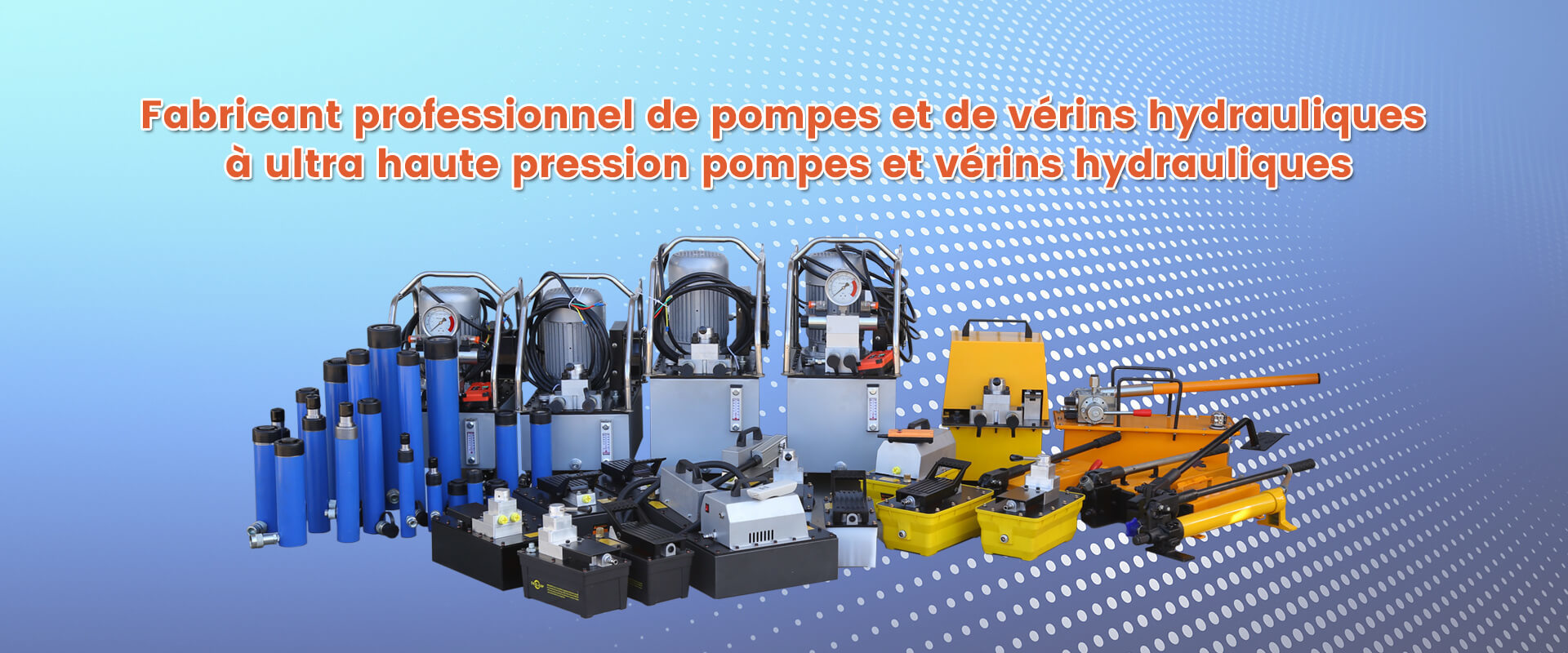 Professional manufacturer of ultra high pressure hydraulic pumps and cylinders
