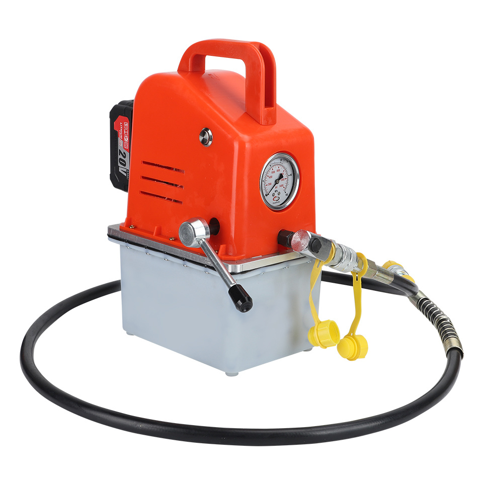 DB-600Rechargeable Hydraulic Electric Pump, Lithium Battery-Powered Mini Type, and Hand-Operated Switch Oil Pump