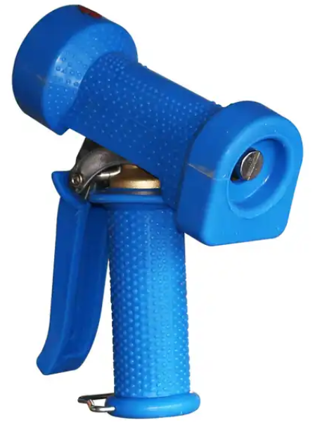 Blue Cover Brass Water Washdown Gun