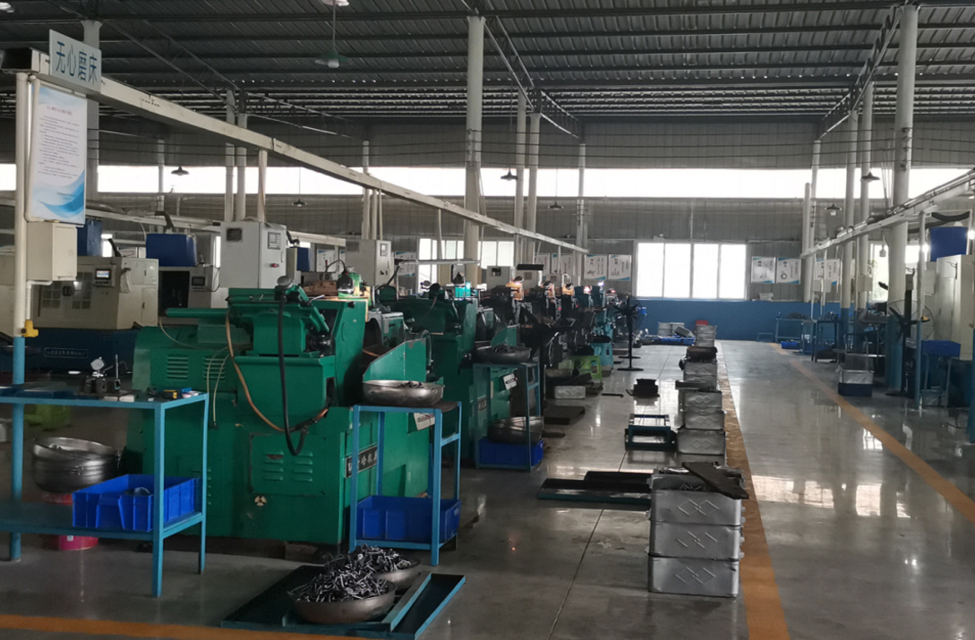 Centerless grinding area Centerless grinding area