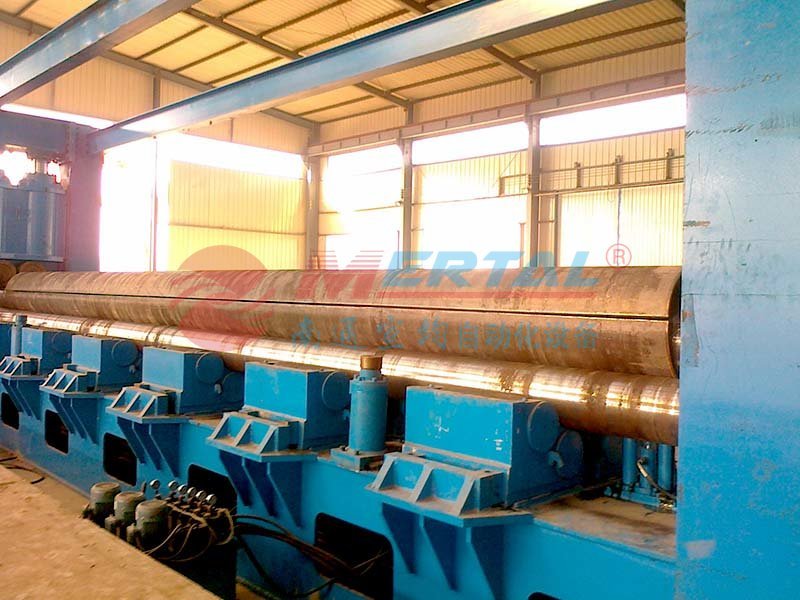 12米制管卷板机生产线