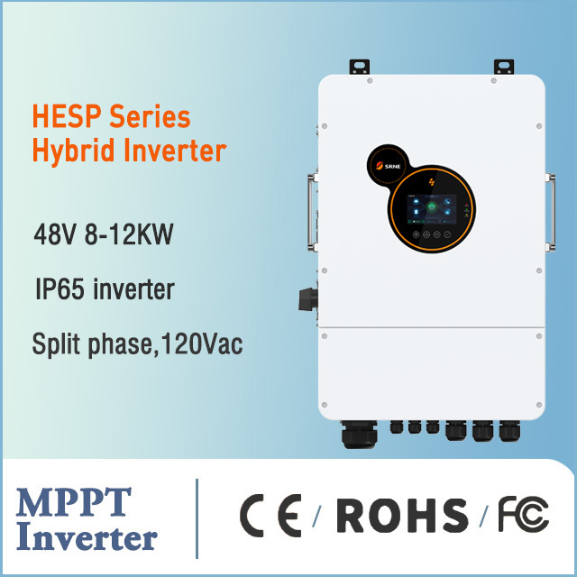 SRNE HESP48100U200-H 8-12KW Hybrid Inverter IP65 Split-phase