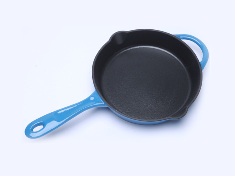 Enamel cast iron skillet Frying Pan-2