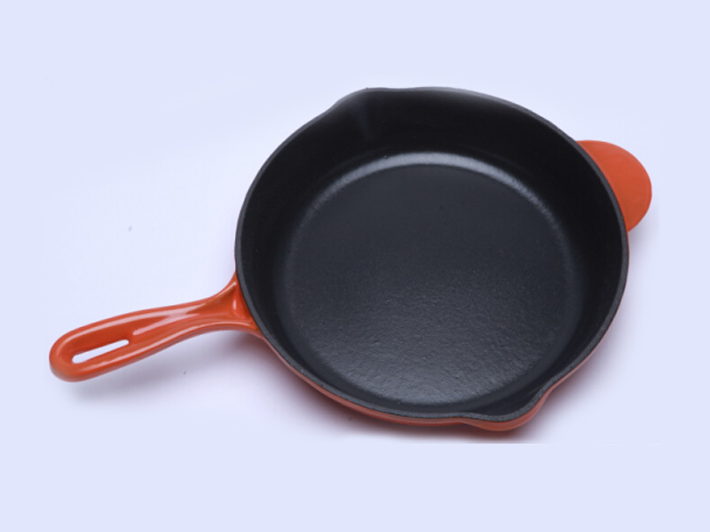 Enamel cast iron skillet Frying Pan-1