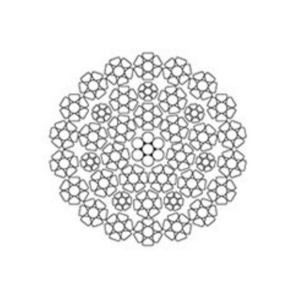 Compacted Strand Steel Wire Rope