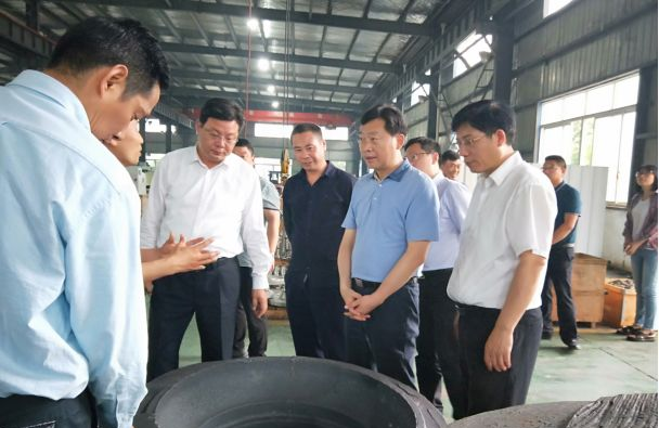 Заместитель мэра икеи, чэнь хи, прибыл в северный тай и нефтехимическое оборудование для проведения инспекции