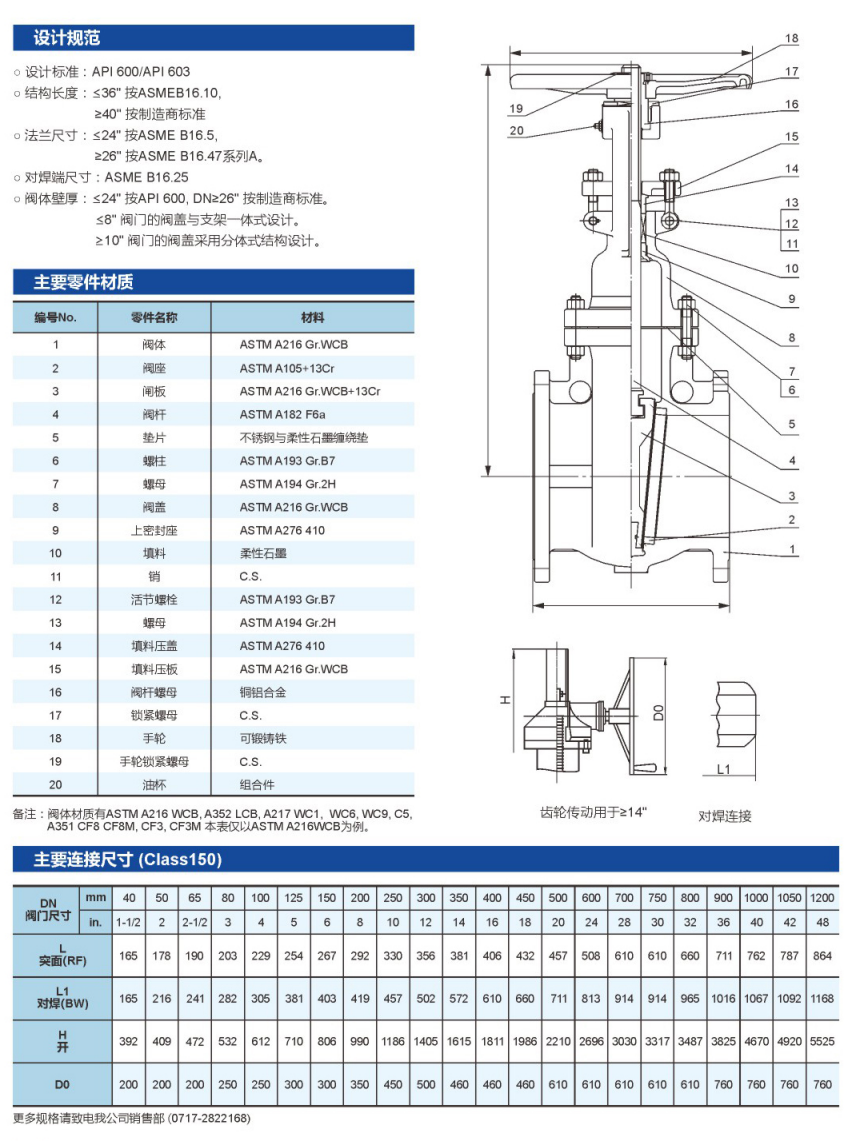 螺栓连接阀盖，明杆，弹性闸板
