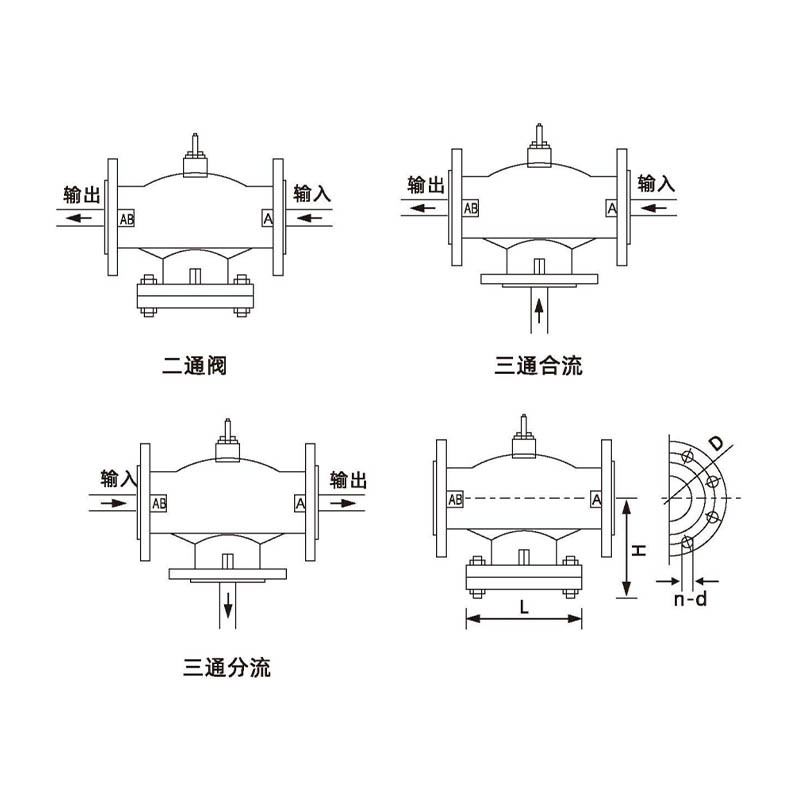 8000型電動三通調(diào)節(jié)閥