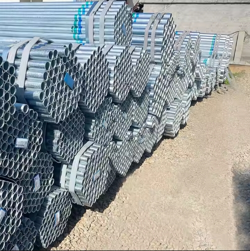 Youfa hot-dip galvanized round pipes, Huaqi galvanized hollow round pipes, fire-fighting water supply pipes with diameters of DN32, DN40, and DN50