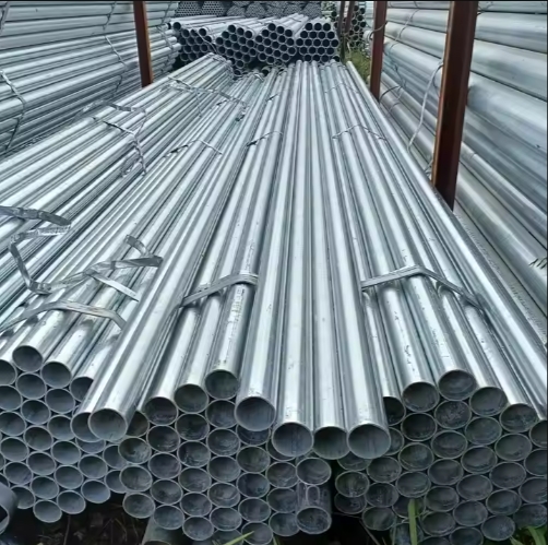Environmental protection galvanized steel pipes, special pipes for greenhouses/scaffolding, 6-meter fixed length, inspection supported.