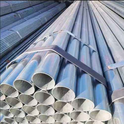 Large-diameter Q235 galvanized square tubes, hot-dip galvanized square and rectangular tubes in stock for glass curtain walls.