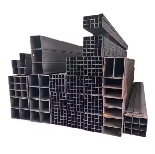 Hot-dip galvanized square pipes for greenhouse frames, 25x25x1.2mm, Q195, 6-meter fixed length, corrosion-resistant.