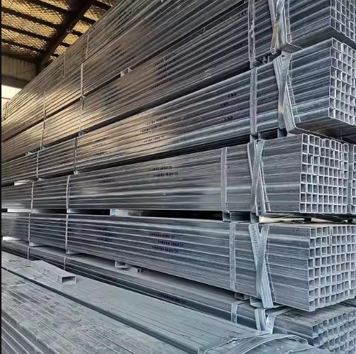 Hot-dip galvanized square tubes, 25x25x1.2mm/30x30x1.5mm, rust-proof square steel, cutting supported.