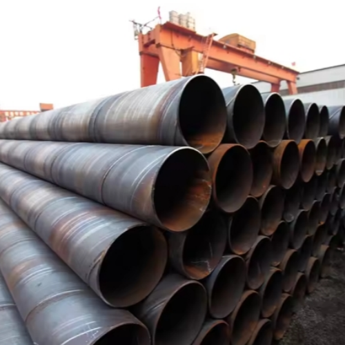 Manufacturer's spiral steel pipes: Q235B, 630×8mm, 720×8mm/820×10mm, in stock.