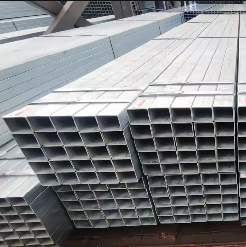 Hot-dip galvanized square tubes with multiple specifications available: 30*30, 40*40, 50*50, thickness 1.5-3.0mm, 6 meters per piece, for wholesale.
