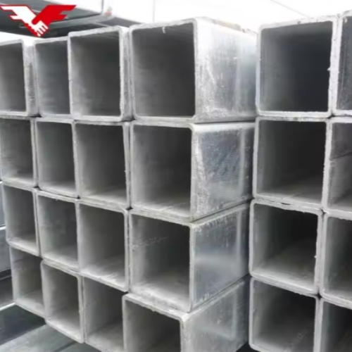Wholesale hot-dip galvanized square tubes. Multiple specifications are available. Comply with national standard Q235B. Custom length cutting service is provided.