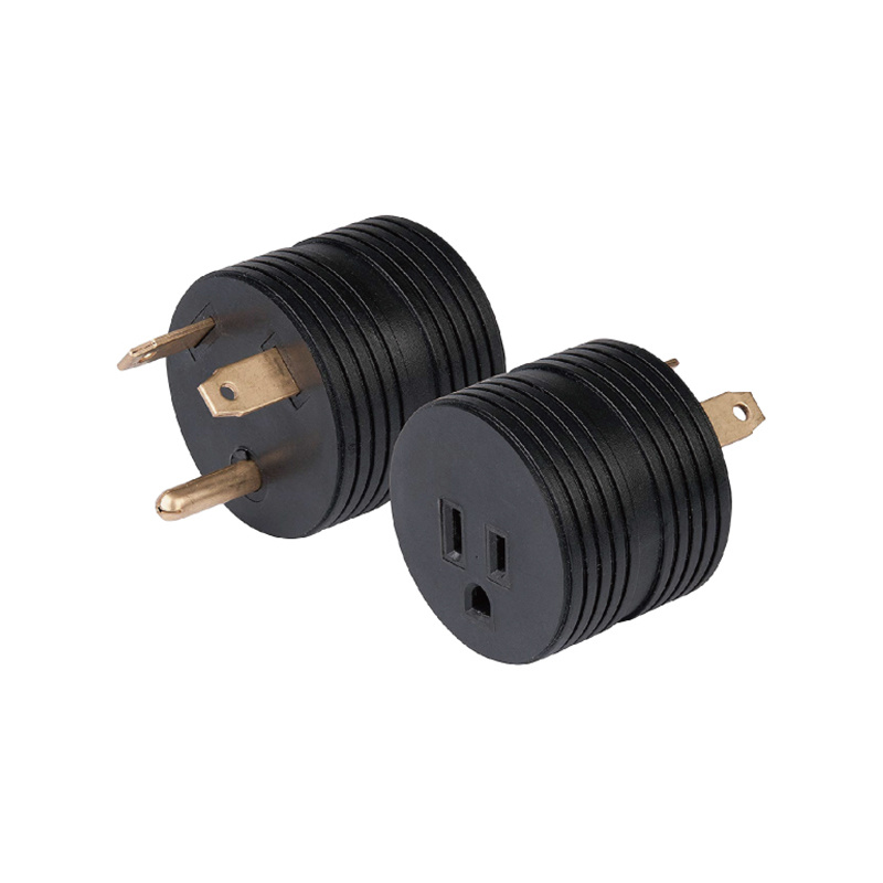 30A Male to 15A Female RV Power Adapter Round 30A Male to 15A Female RV Power Adapter Round