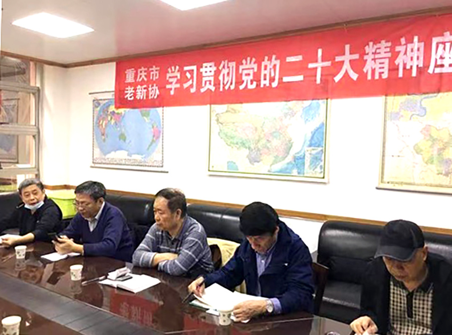 重庆市老新闻工作者协会举行学习贯彻党的二十大精神座谈会