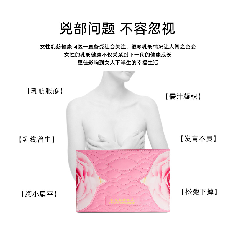 風韻嫵媚 凸顯自然魅力 聚攏 加大 舒緩  滋養肌膚 美容院專用套盒 胸部護理套盒