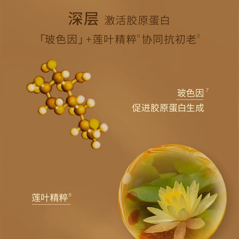 居家護膚OEM定制直擊抗衰老琥珀精華乳液 免費打樣 美容院護理
