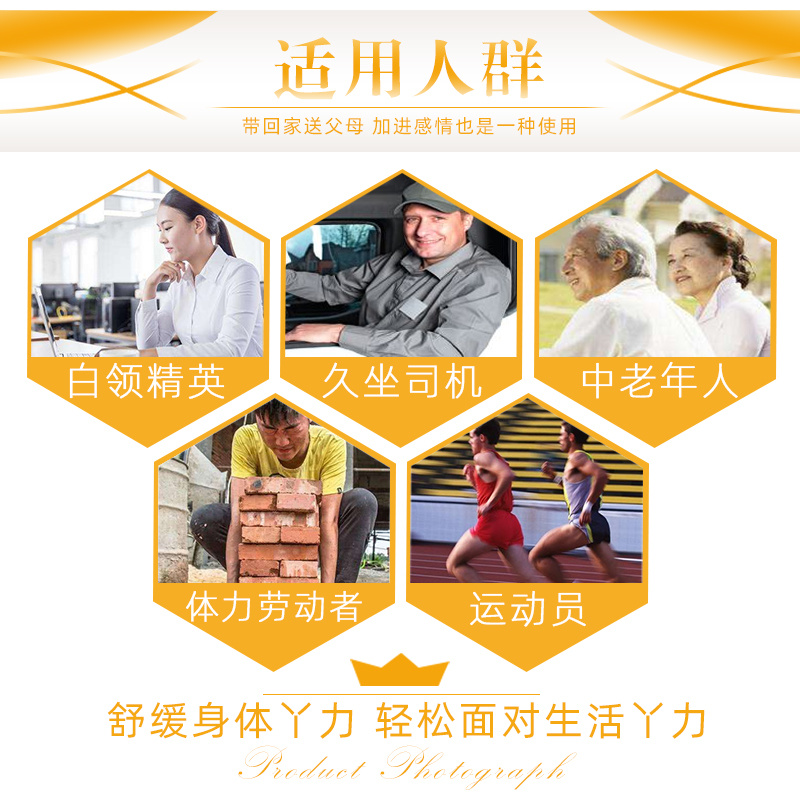 火旋通蜂王精油按摩肩頸腰腿關節背部按摩護膚OEM定制身體套盒