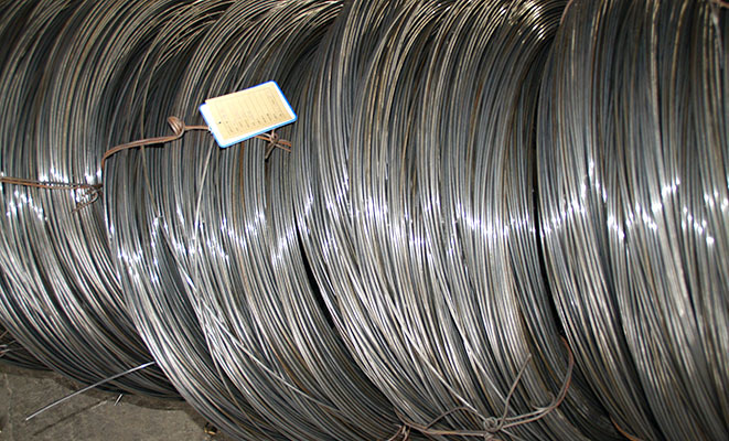 Cold drawn high carbon steel wire