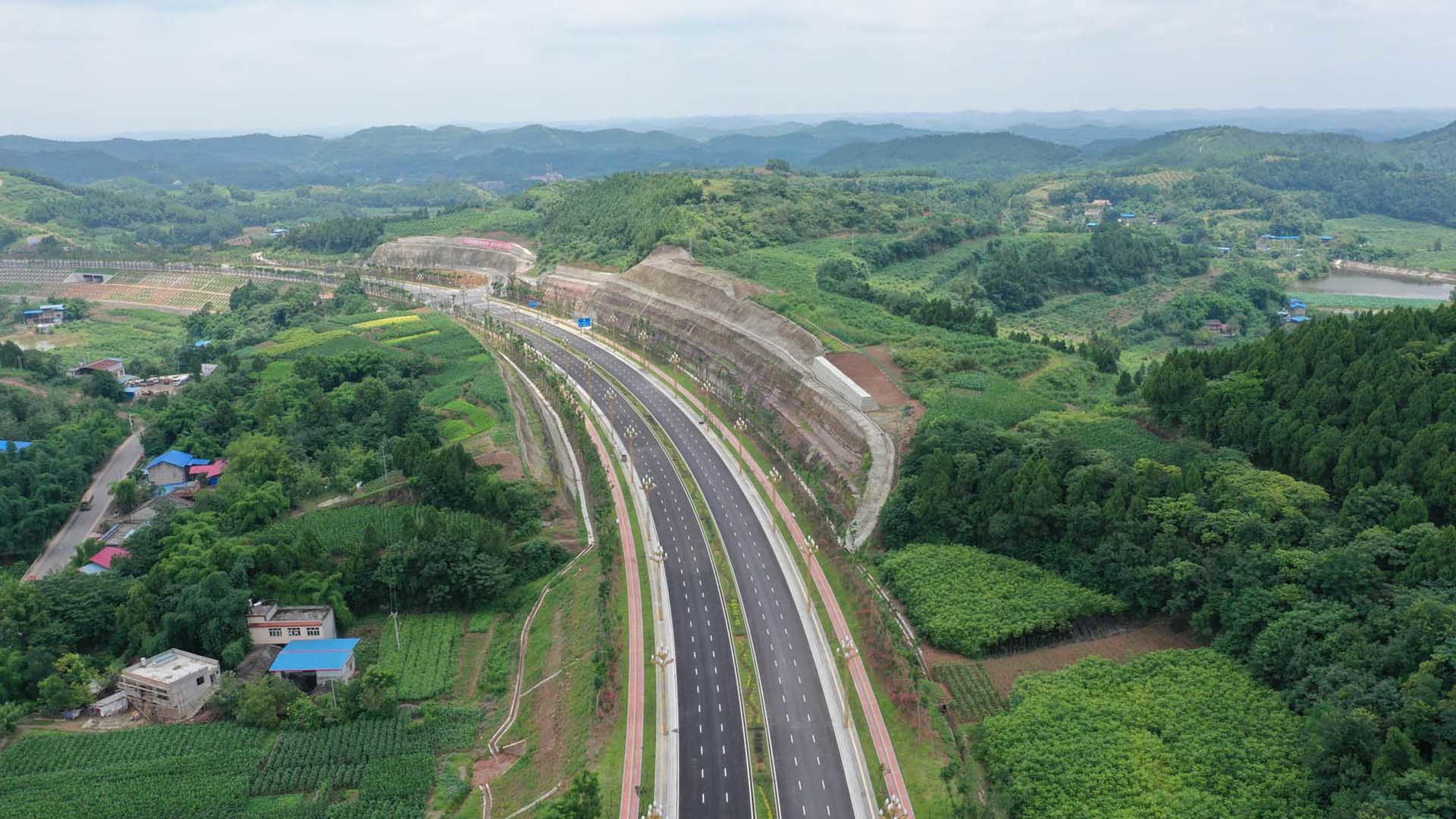 简阳市成安渝高速公路禾丰连接线和东溪至江南道路景观工程勘察设计