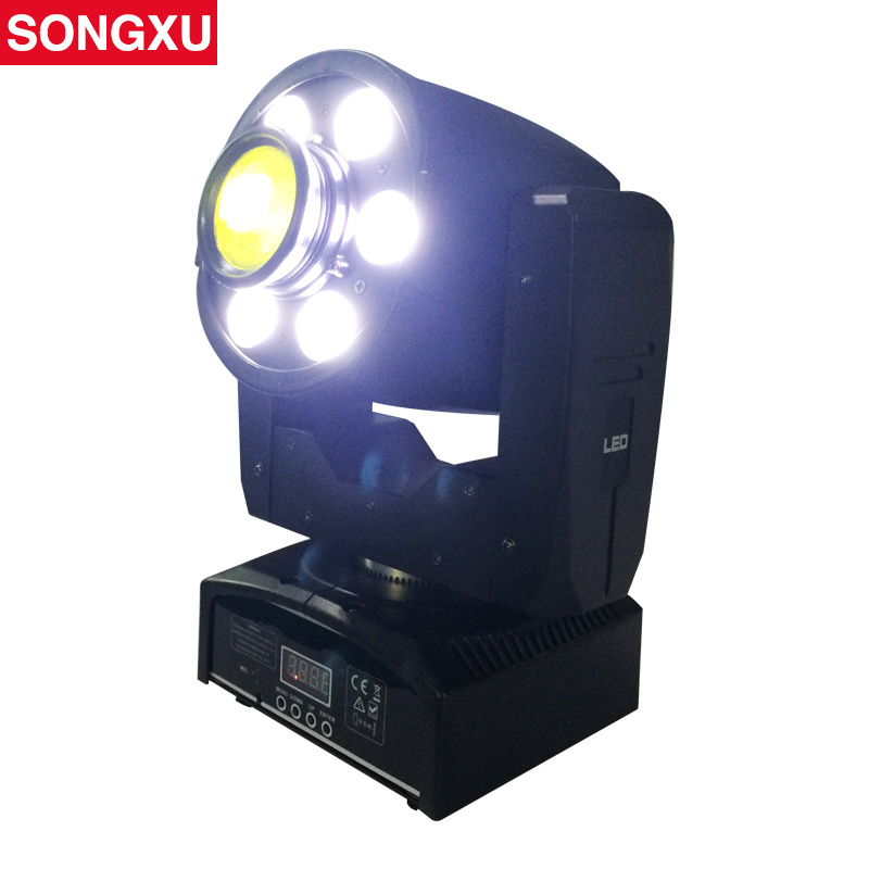 6x8W LED Wash + 30W Spot LED Moving Head Light