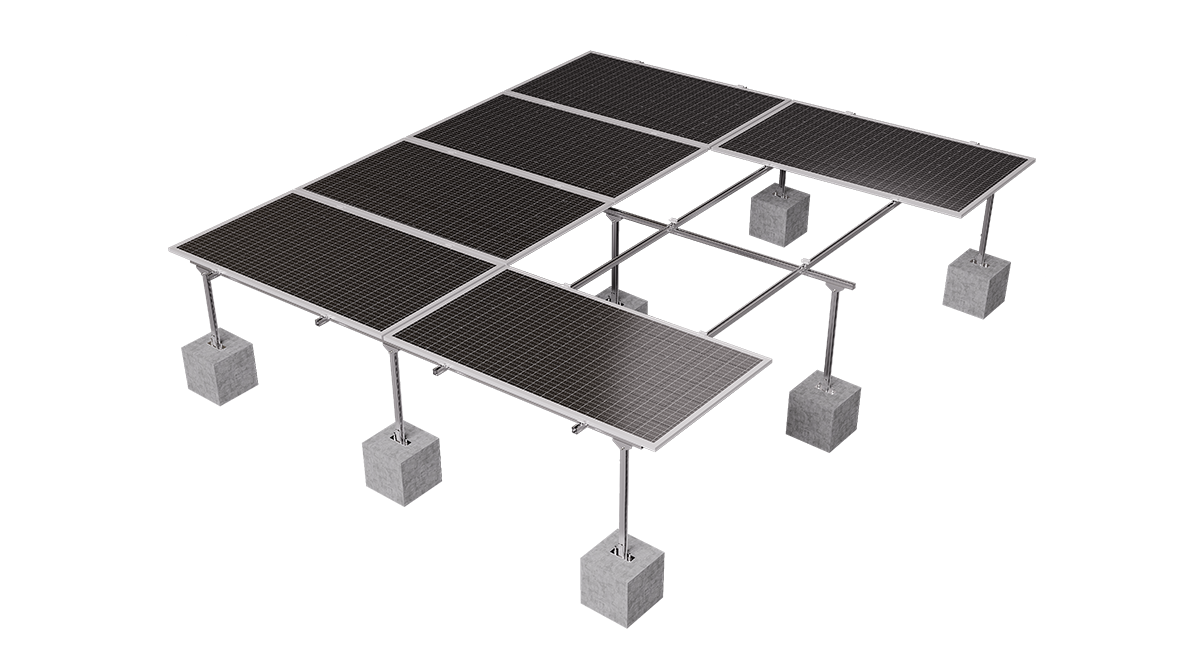 多列式光伏支架系统