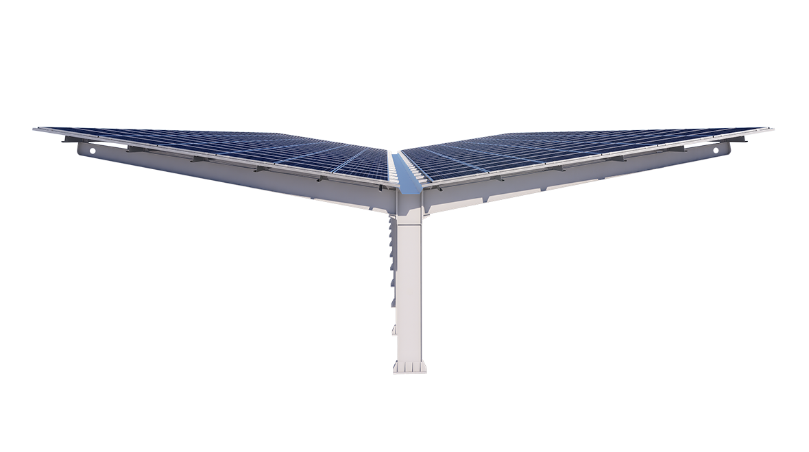 Steel Carport Solar Mounting System