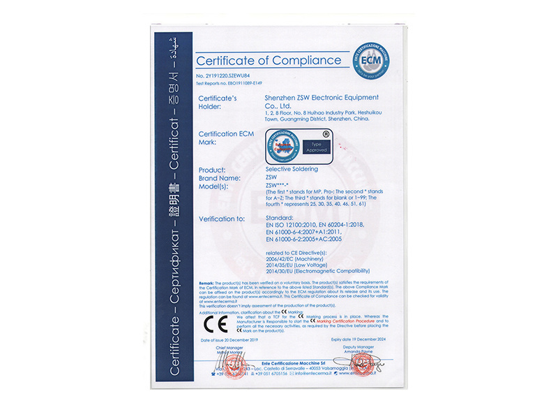 CE Certificate 2