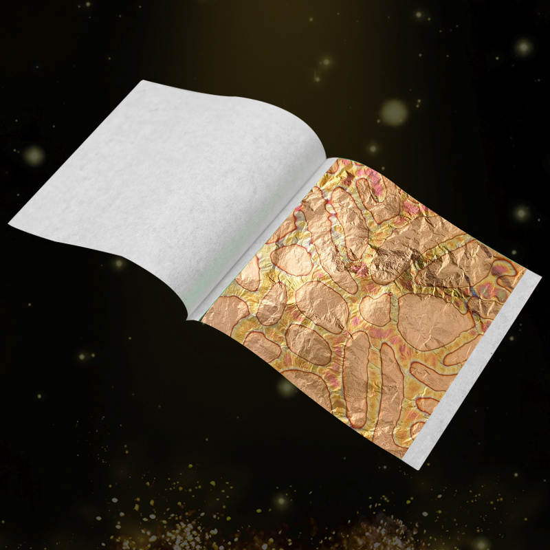 14×14cm #23 Italian variegated gold leaf