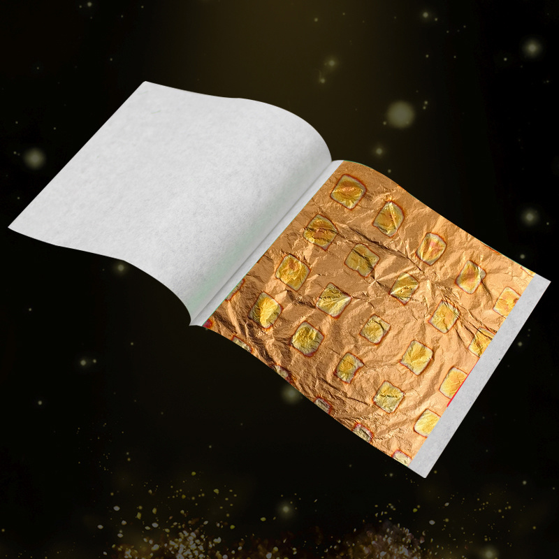 14×14cm #21 Italian variegated gold leaf
