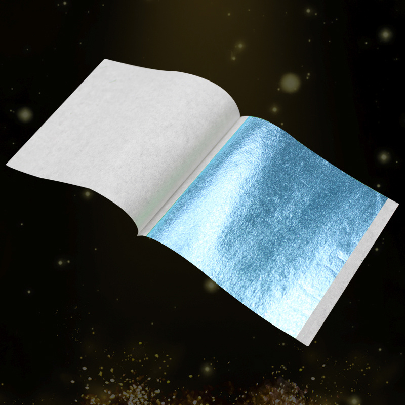 9*9cm Taiwan Light blue gold leaf