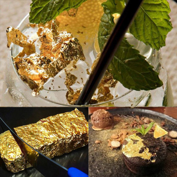 Jinsheng Pure Gold leaf 9.33×9.33cm facial mask-Dongguan Jinsheng Pure Gold leaf 9.33×9.33cm facial mask-Dongguan