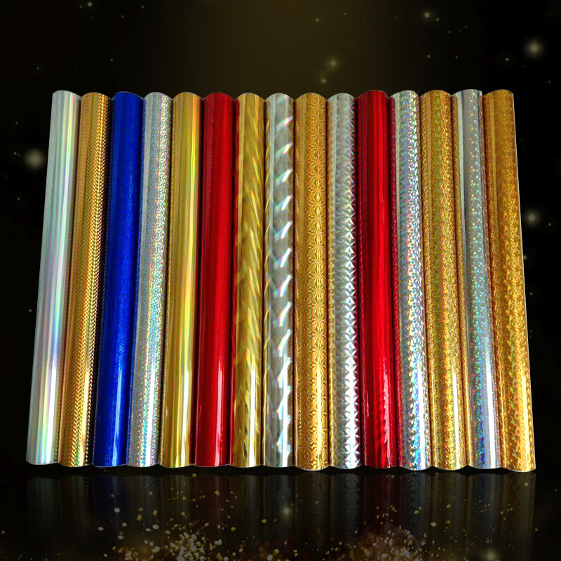 Single side colorful Gold leaf roll
