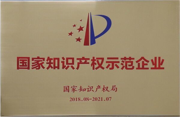 國家知識產權示范企業