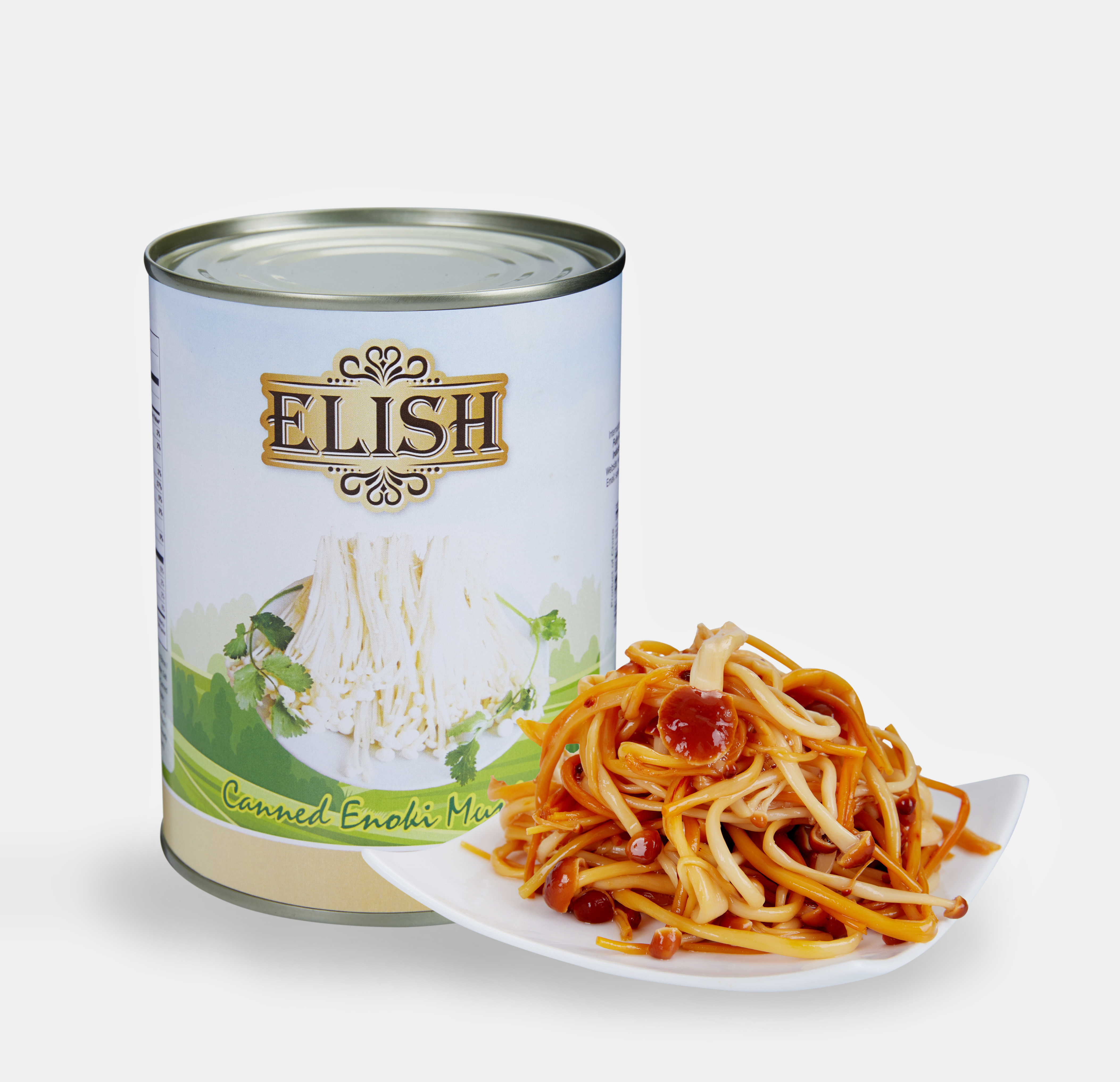 Canned Enoki Mushroom