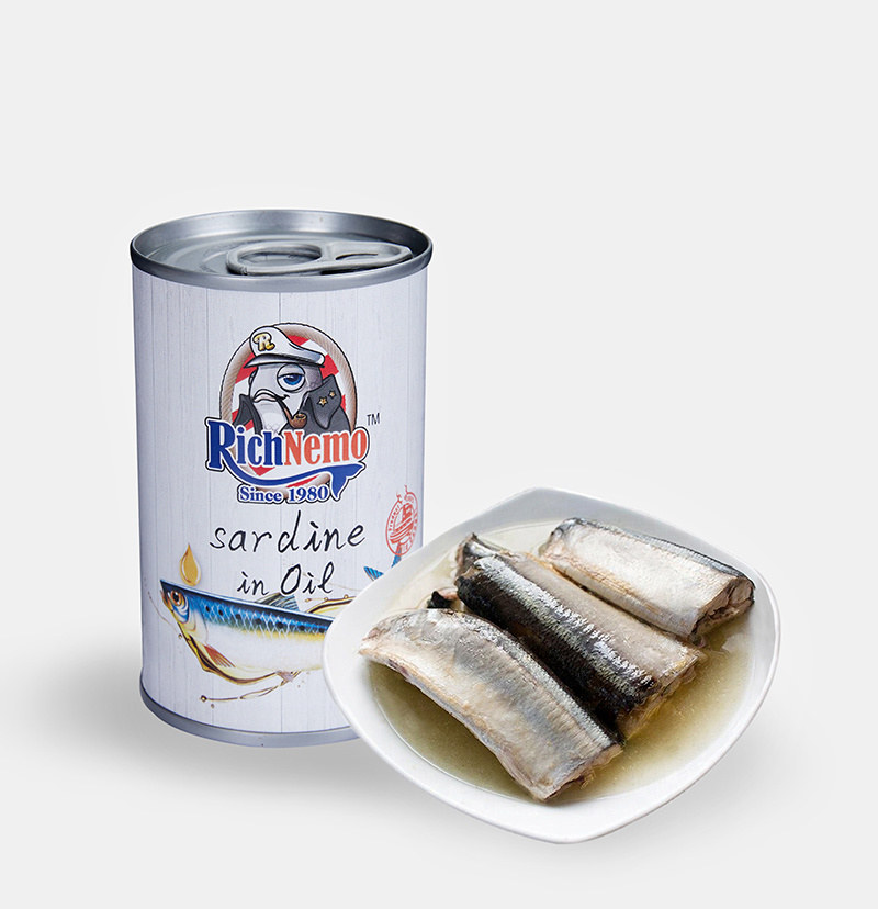 Sardine in Dosen in Öl