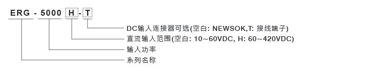 明緯DDRH-15/30/45型號說明