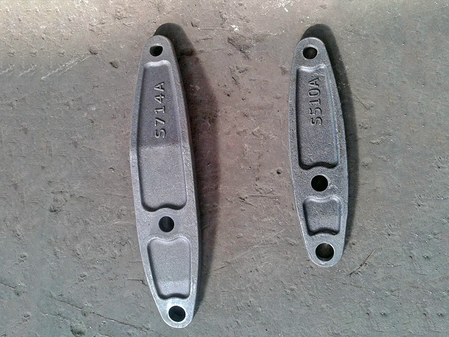 Forged components for conventional brake rigging arrangements Truck lever 7